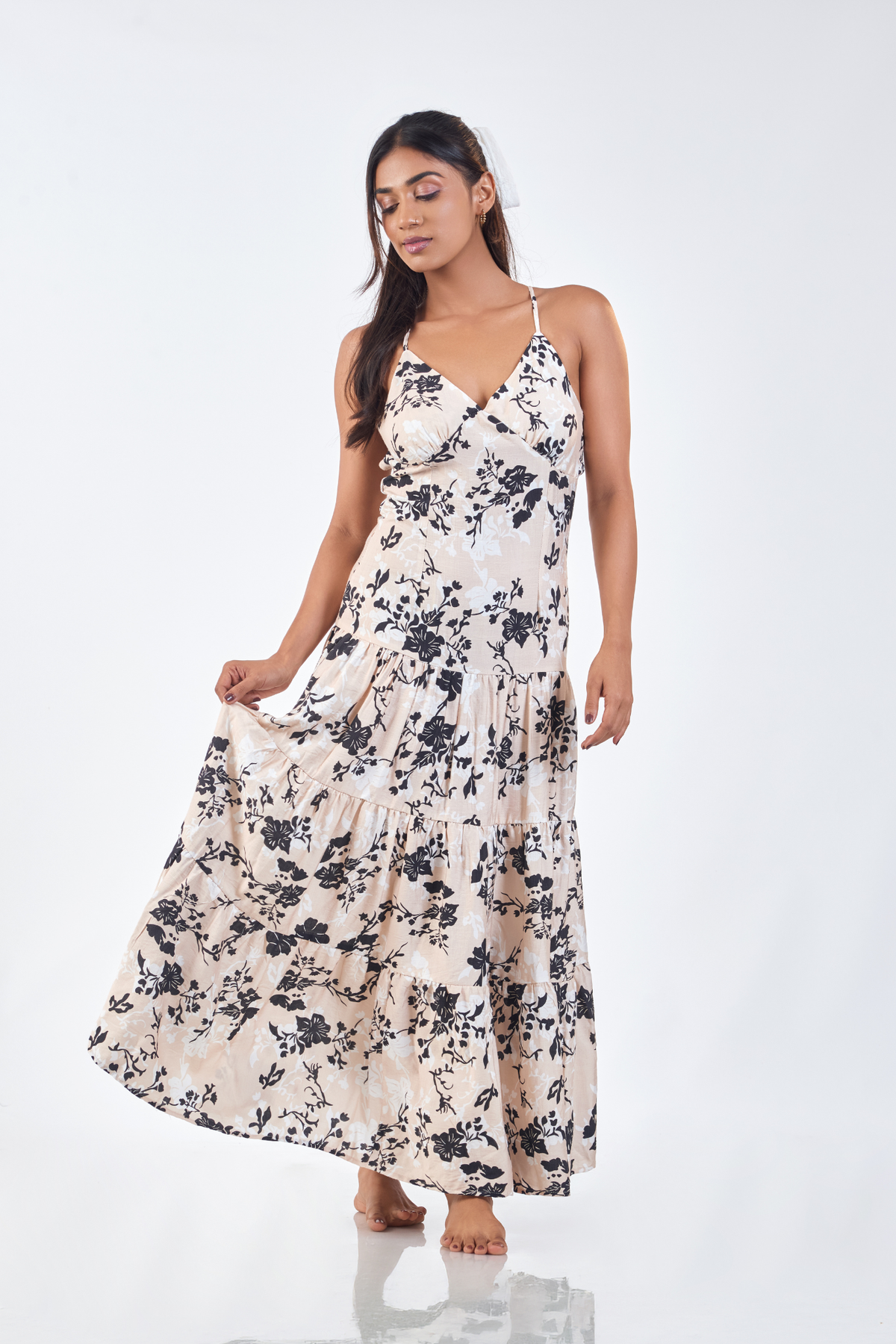 SKY - BACKLESS MIDI DRESS