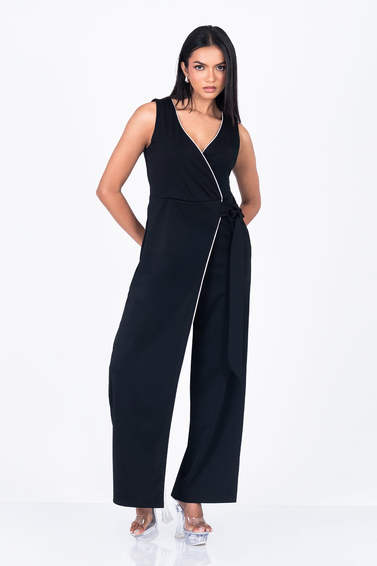 Tie-Waist Jumpsuit