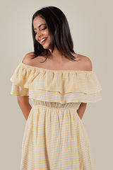 YURI-Breeze Off-Shoulder Dress
