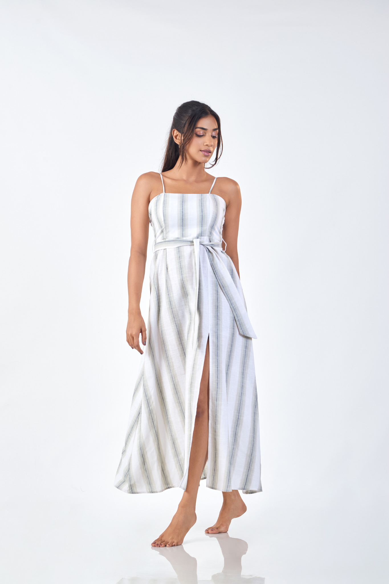 REBBECA - FRONT SLIT DRESS