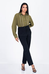 GAIA-High-Rise Straight Leg Pants