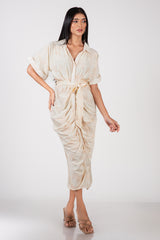 AVELINE-Breeze Gathered Dress