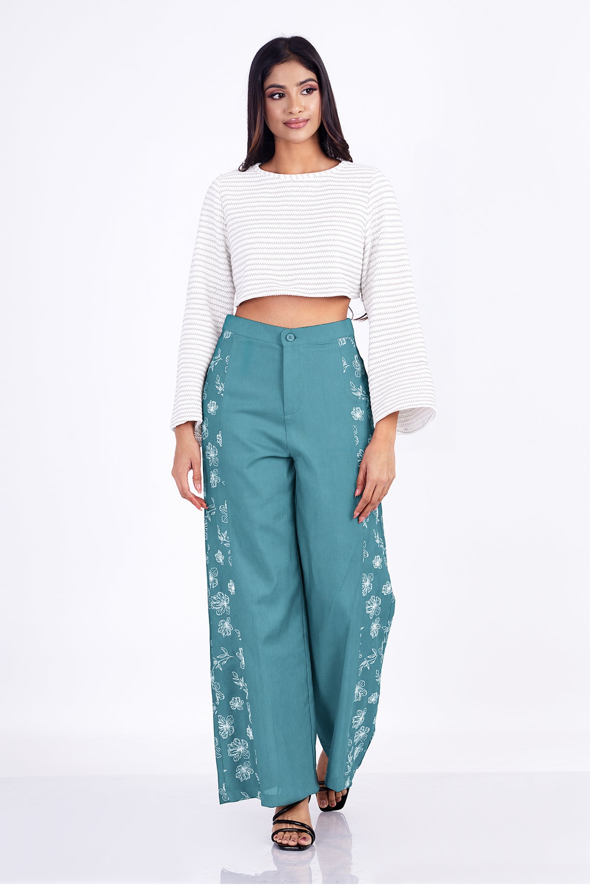HAZEL-Wave Crop Top