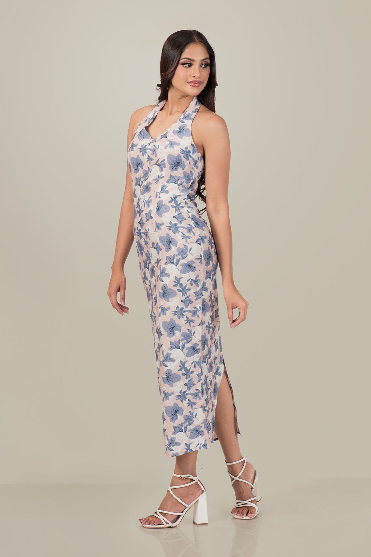 SAMIRA-FLORAL MUSE MAXI DRESS