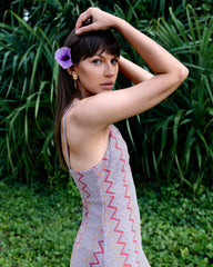 NORA-BACK CRISS CROSS MAXI DRESS