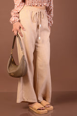 TOBY-Drawstring Wide-Leg Pants