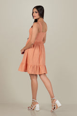 JULIA-BABYDOLL MINI DRESS