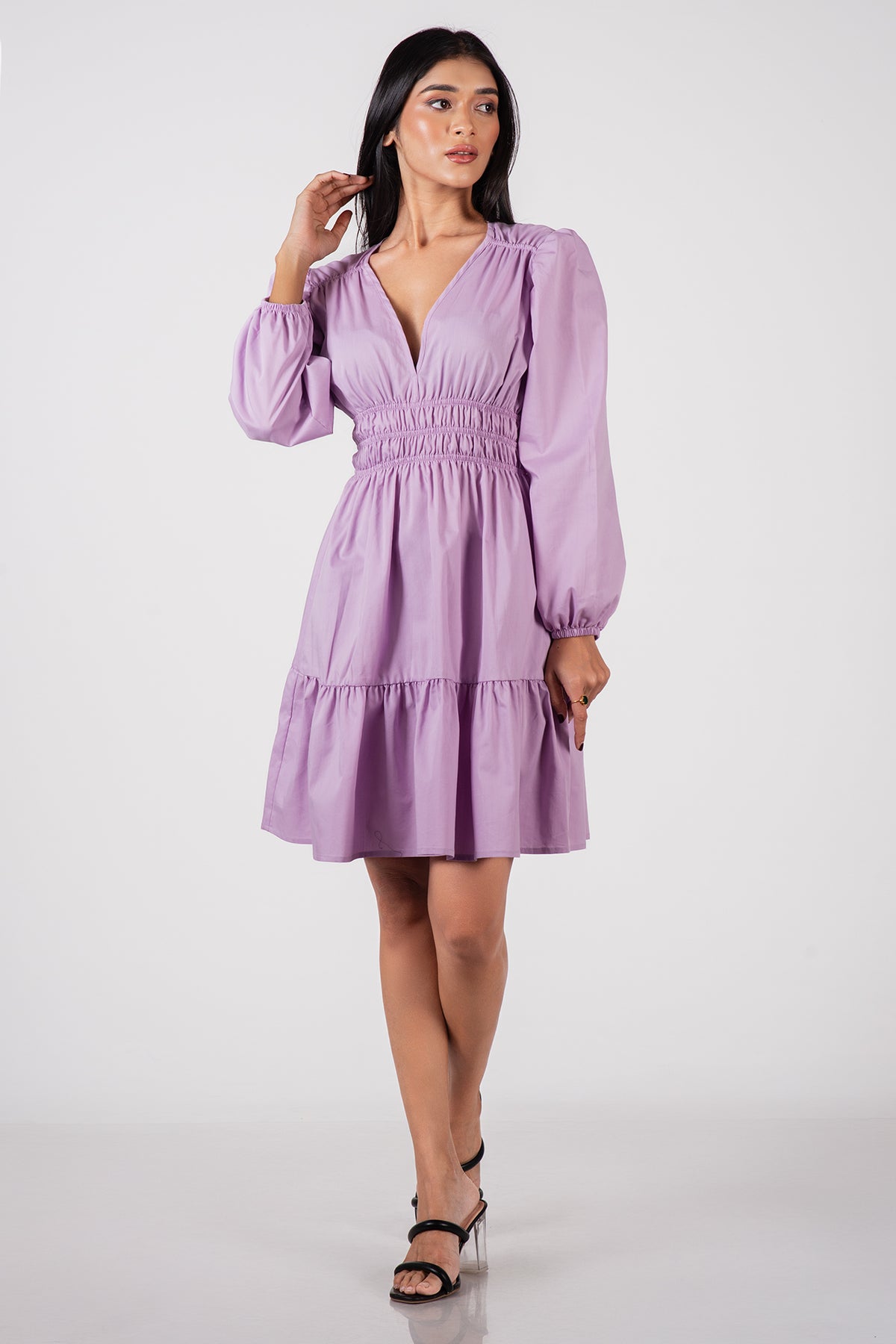 AMARA-Elegance Smocked Dress