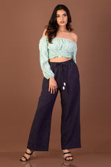 STELLA-Bloom Off-Shoulder Top