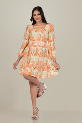 LILA-LONG SLEEVE MINI DRESS