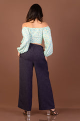 STELLA-Bloom Off-Shoulder Top