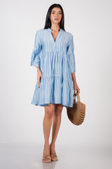 HANNAH-Breeze Tiered Mini Dress