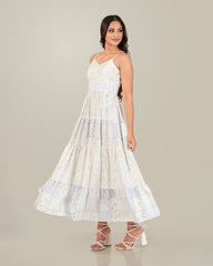 SARAH-FlLORAL TIERED DRESS