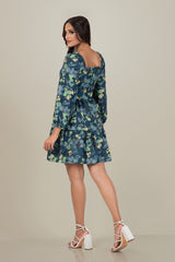 LILA-LONG SLEEVE MINI DRESS
