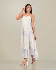 SARAH-FlLORAL TIERED DRESS