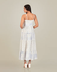 SARAH-FlLORAL TIERED DRESS