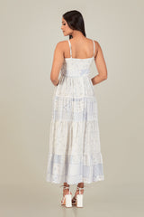 SARAH-FlLORAL TIERED DRESS