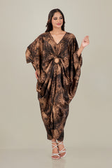 REIA-V NECK KAFTAN