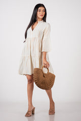 HANNAH-Breeze Tiered Mini Dress