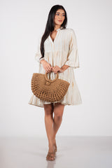 HANNAH-Breeze Tiered Mini Dress