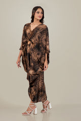 REIA-V NECK KAFTAN