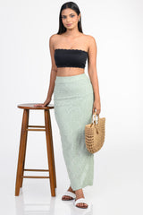 SYDNEY-MIDI LACE SKIRT