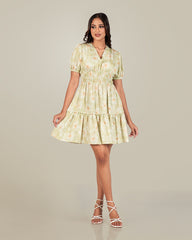 ESSIE-FLORAL MINI DRESS