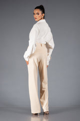 PENNY-Sandra-High-Waist Straight Fit Trousers