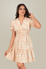 ESSIE-FLORAL MINI DRESS