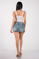 CAMMILIA-Charm Tie-Up Top
