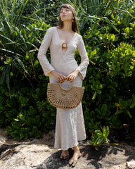 RILEY-FRONT CUT-OUT MAXI DRESS