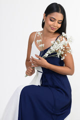 ZOEY-TWO TONE MAXI DRESS
