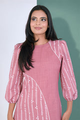 LIDIA-Panel Mini Dress