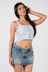 CAMMILIA-Charm Tie-Up Top