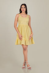 JULIA-BABYDOLL MINI DRESS