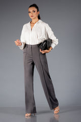 PENNY-Sandra-High-Waist Straight Fit Trousers