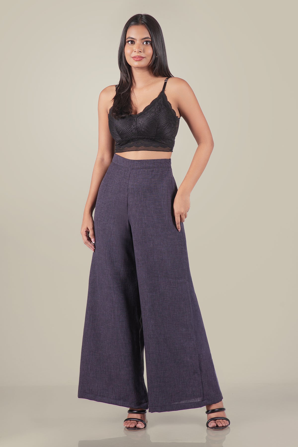 HENRI-High-Waist Wide Leg Pants