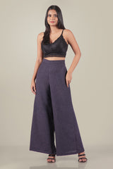 HENRI-High-Waist Wide Leg Pants