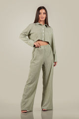 MIA-Textured Comfort Co-Ord Set