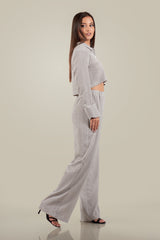 MIA-Textured Comfort Co-Ord Set