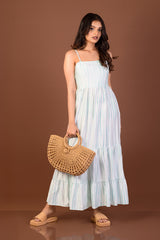 MARIA-Stripe  Maxi Dress
