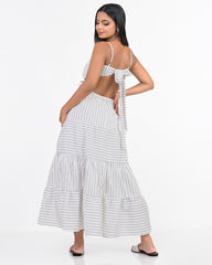 ELARA-BACK OPEN MAXI DRESS