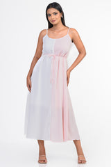 ZOEY-TWO TONE MAXI DRESS