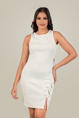 BARBARA-BELLA BOW BODYCON DRESS