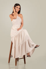 Tessa-Neck-Cross Maxi Dress