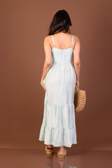 MARIA-Stripe  Maxi Dress