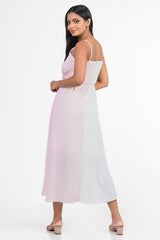 ZOEY-TWO TONE MAXI DRESS