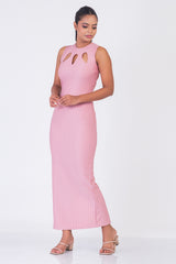 FIA-Teardrop Cut-Out Dress
