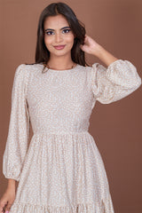MILA-Printed Mini Dress