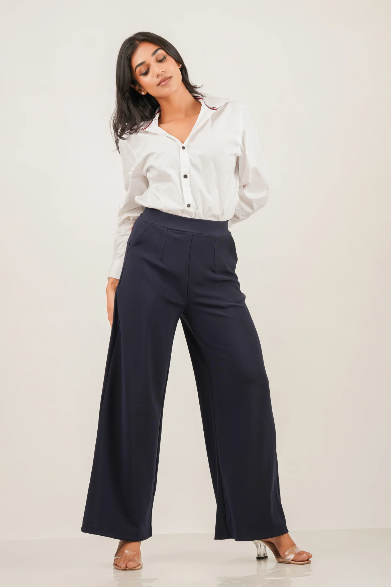 Orelia High Waist Wide Leg Pant